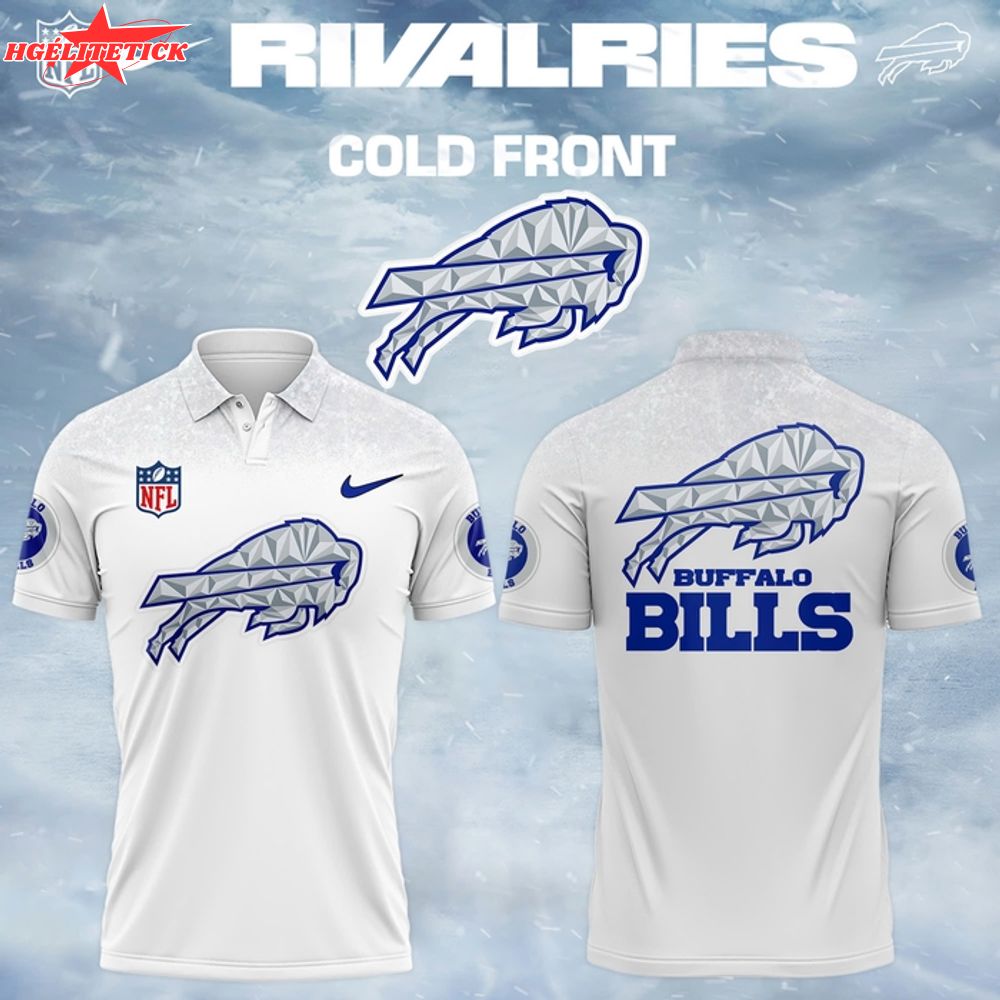 Buffalo Bills 2025-2026 Rivalries Cold Front Polo (Pattern) Buffalo Bills 2025-2026 Rivalries Cold Front Polo (Pattern)