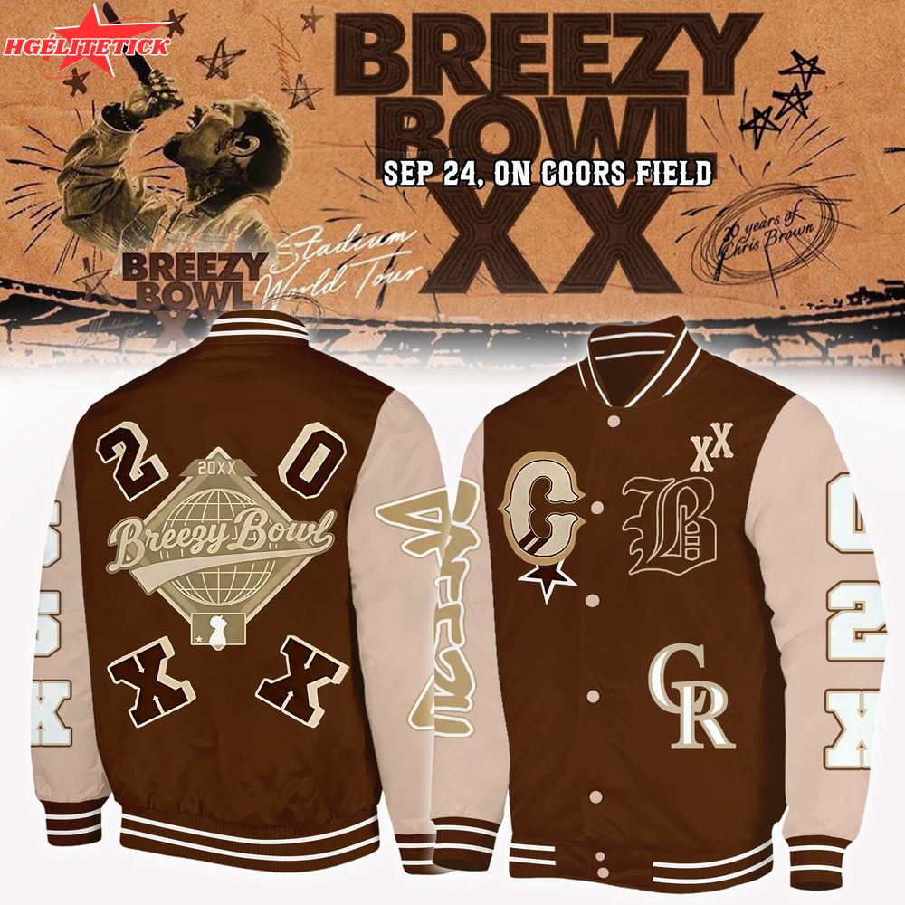 Colorado Rockies x CHRIS BROWN – BREEZY BOWL XX 2025 Jacket Colorado Rockies x CHRIS BROWN – BREEZY BOWL XX 2025 Jacket