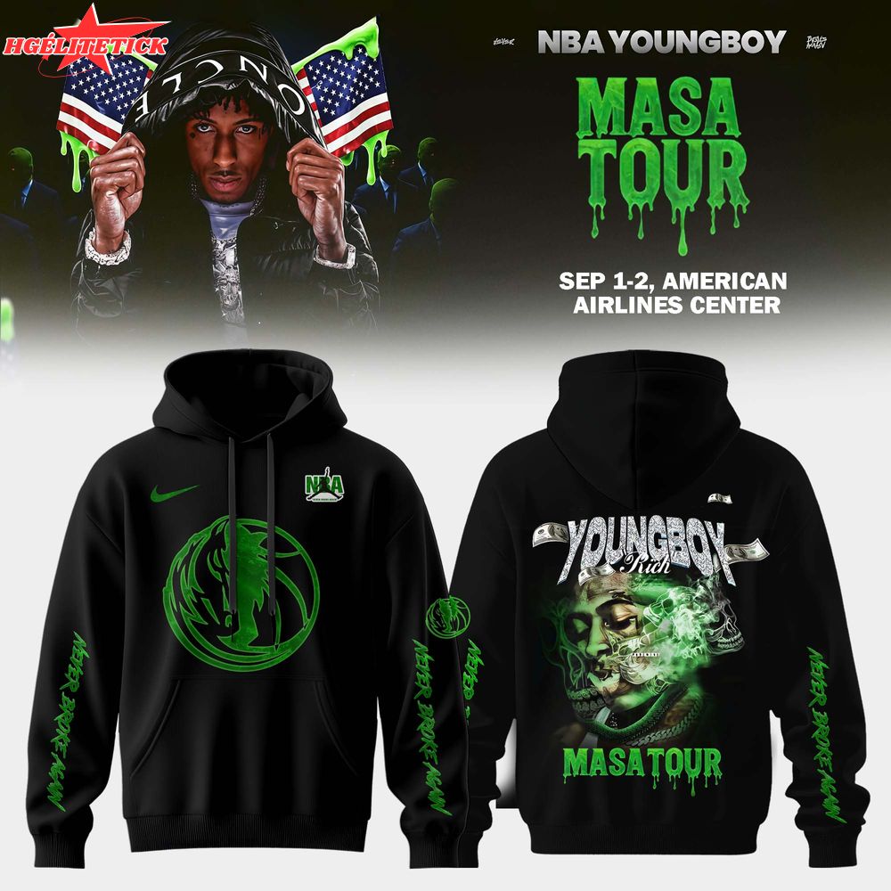 Dallas Mavericks X NBA Young Boy: MASA Tour Merch Dallas Mavericks X NBA Young Boy: MASA Tour Merch