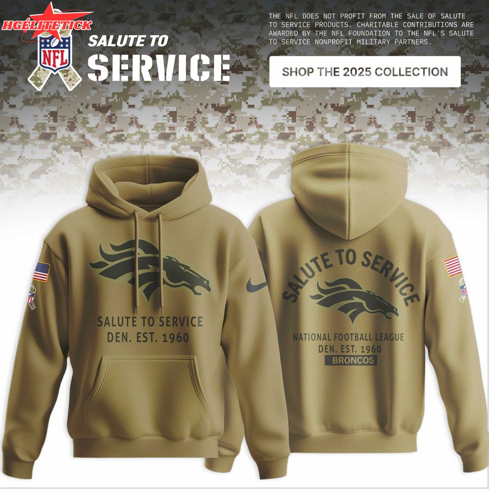 Denver Broncos 2025 NFL Salute to Service Limited Hoodie Denver Broncos 2025 NFL Salute to Service Limited Hoodie