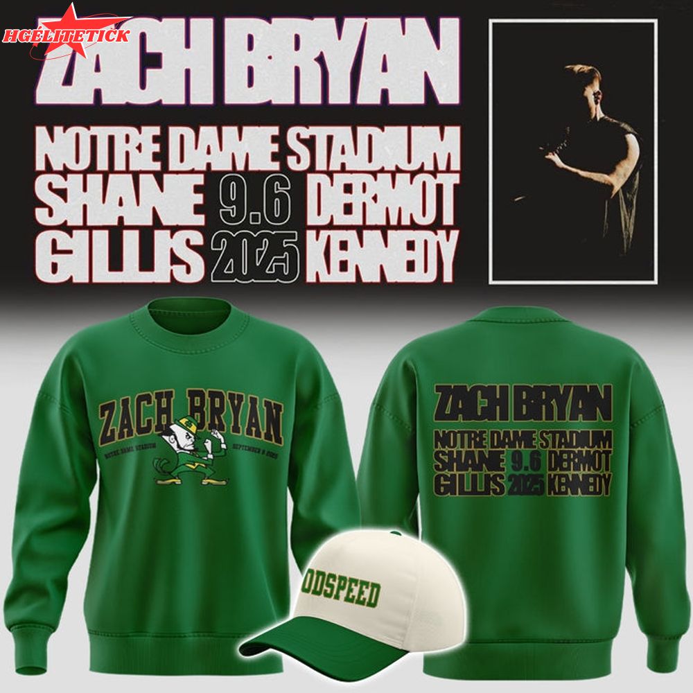 Exclusive Version Zach Bryan x Notre Dame Sweat 2025 Exclusive Version Zach Bryan x Notre Dame Sweat 2025