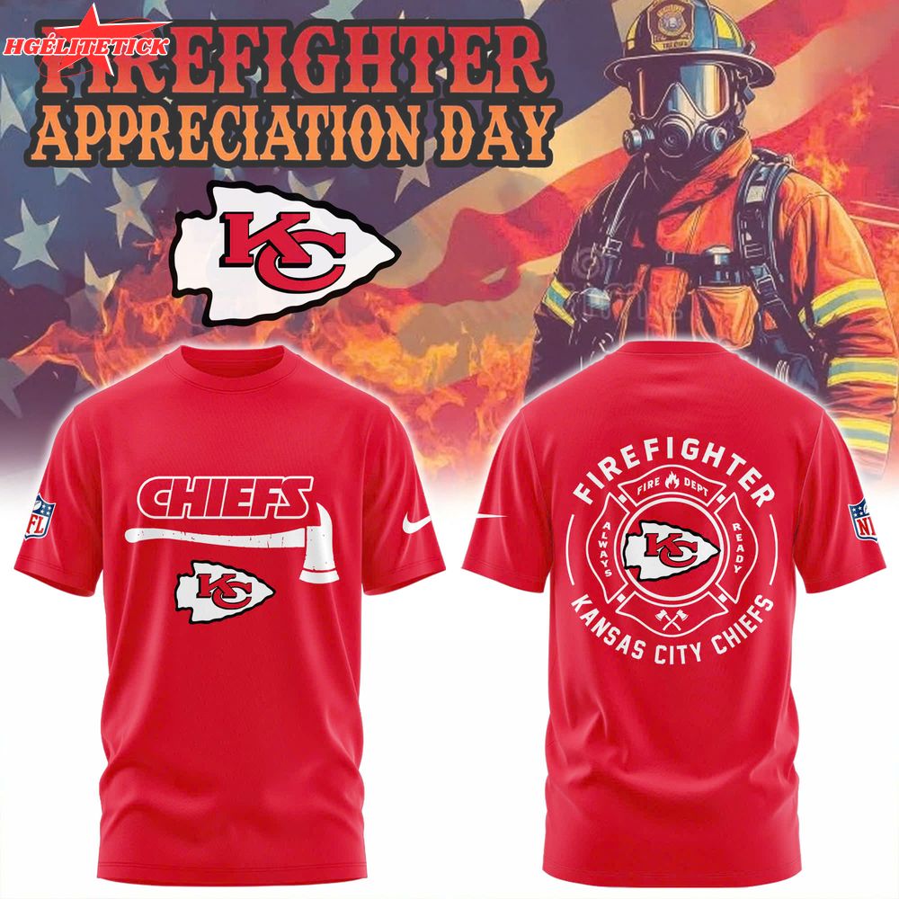 Kansas City Chiefs Firefighter Application Combo Tshirt Kansas City Chiefs Firefighter Application Combo Tshirt