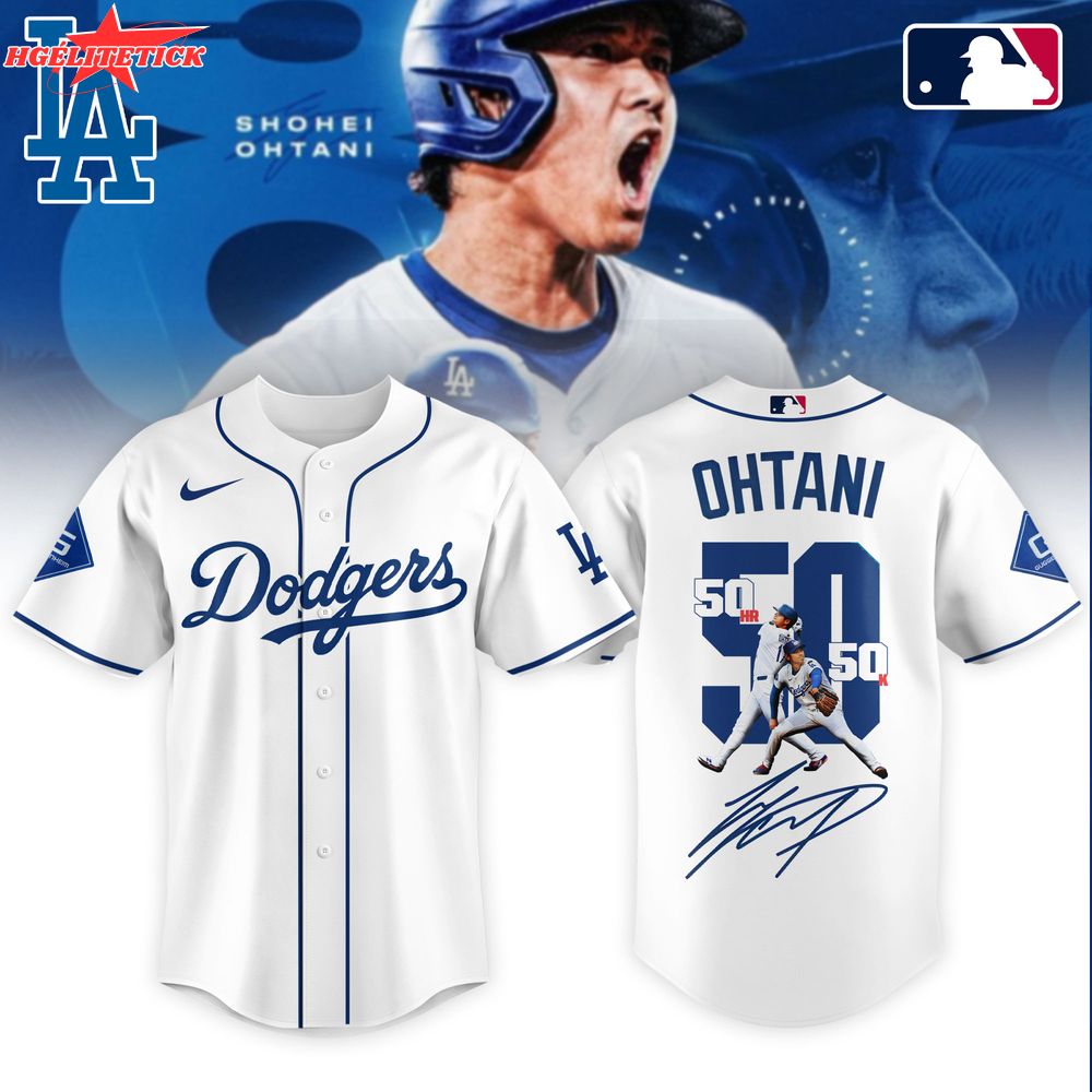 LA Dodgers x Shohei Ohtani 50/50 Home Run Jersey Editions Limited LA Dodgers x Shohei Ohtani 50/50 Home Run Jersey Editions Limited