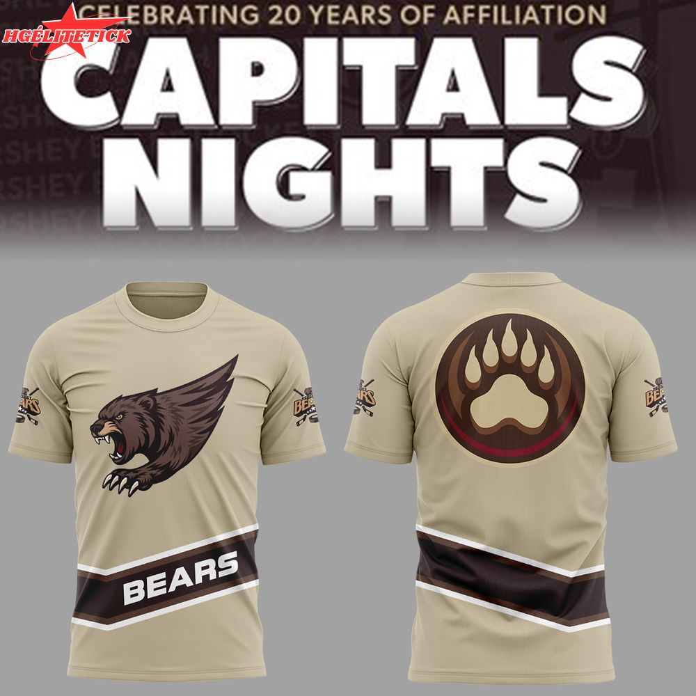 Limited Edition Celebrating 20 Years Of Affiliation Capitals Night 2025 Tshirt Limited Edition Celebrating 20 Years Of Affiliation Capitals Night 2025 Tshirt