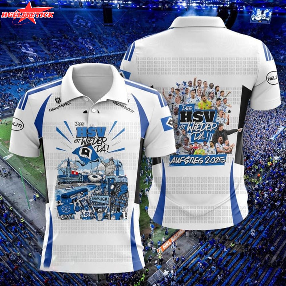 Limited Edition Hamburger SV 3D Polo Limited Edition Hamburger SV 3D Polo