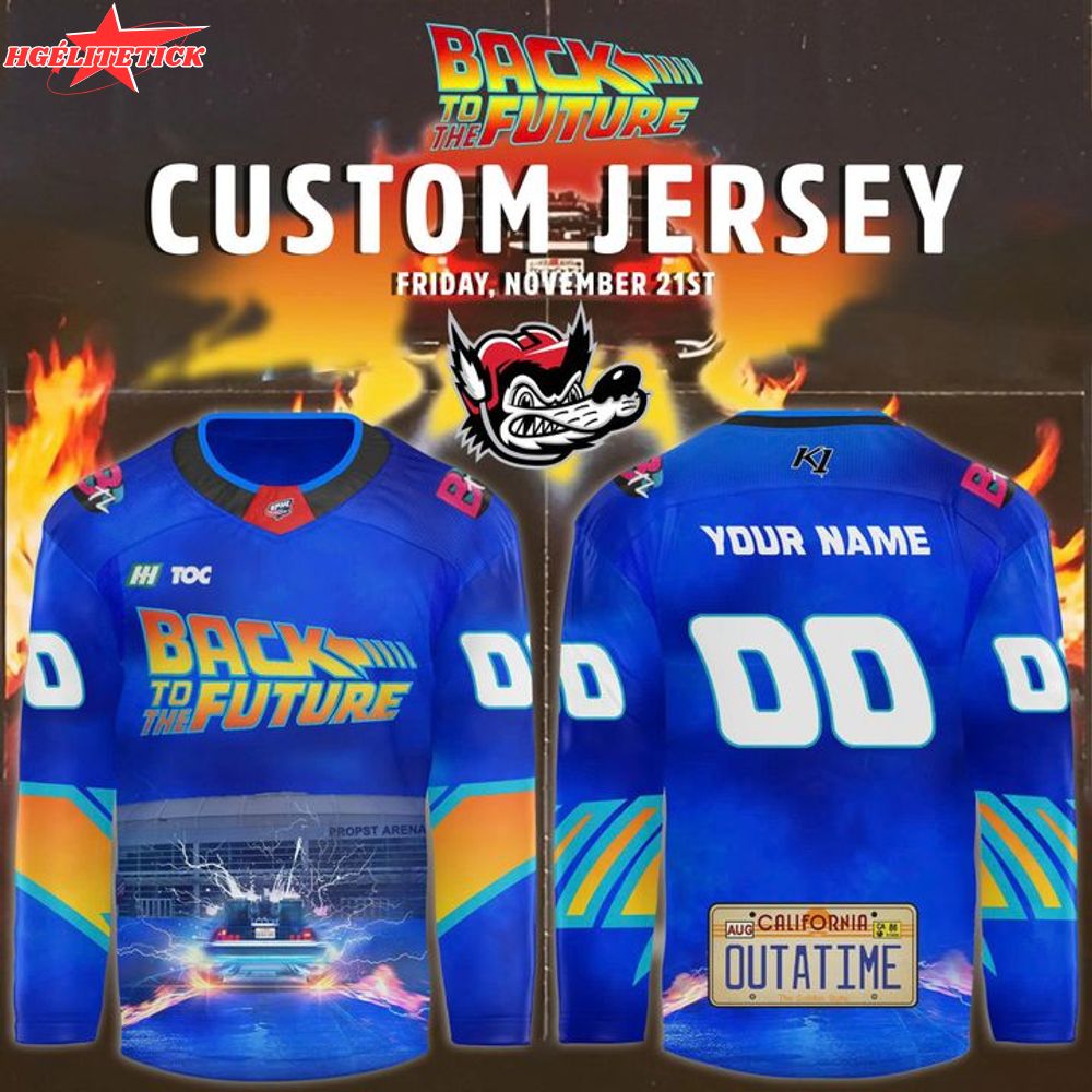 Limited Edition Huntsville Havoc Back to the Future jersey 2025 Limited Edition Huntsville Havoc Back to the Future jersey 2025