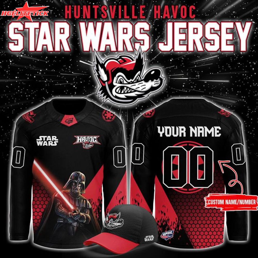 Limited Edition Huntsville Havoc x Star Wars Jersey 2025 Limited Edition Huntsville Havoc x Star Wars Jersey 2025