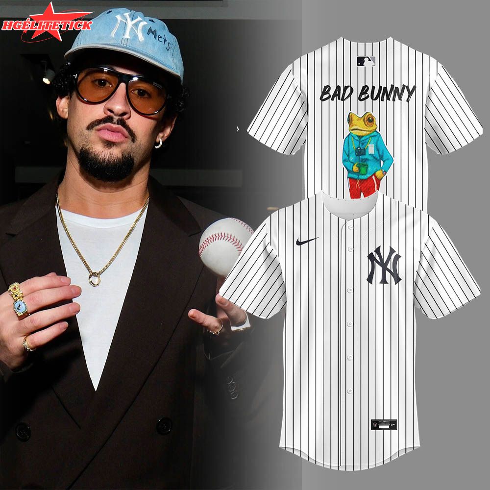 Limited Edition Yankees x Bad Bunny 2025 Jersey Limited Edition Yankees x Bad Bunny 2025 Jersey