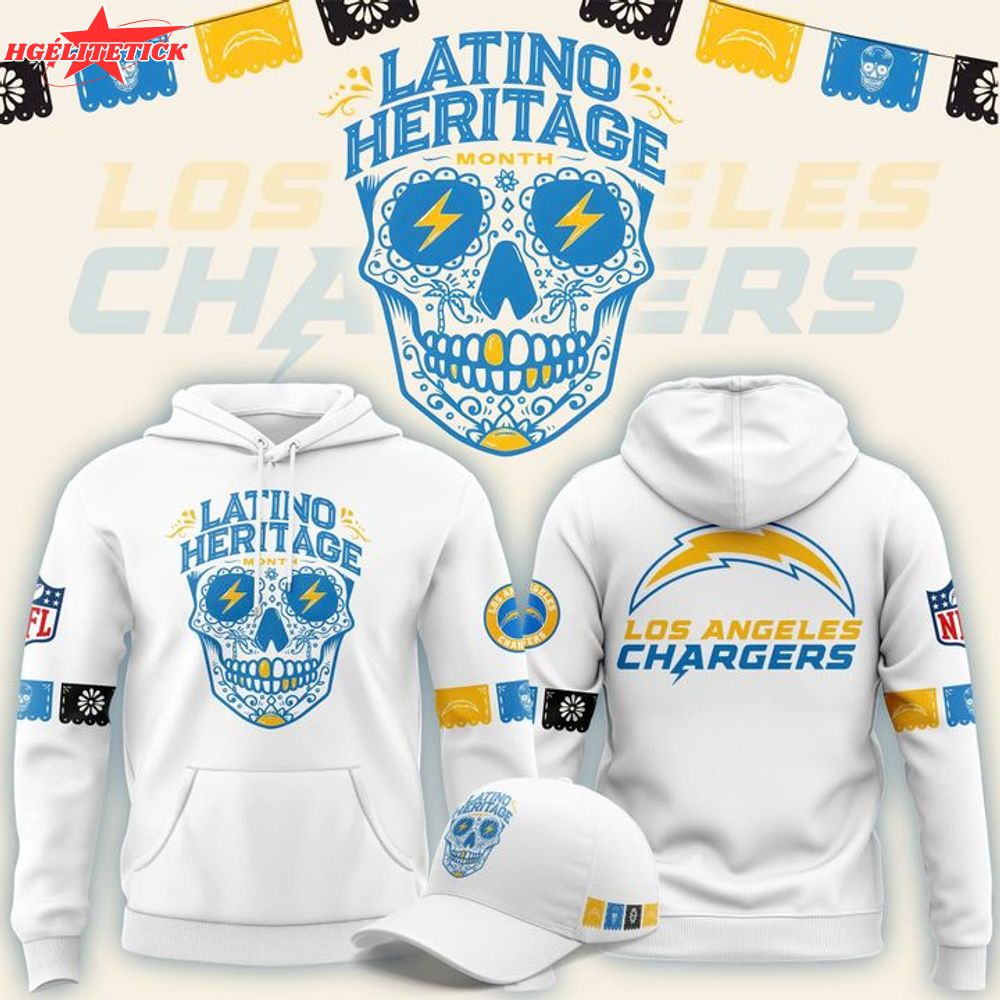Limited Los Angeles Chargers '' Latino Heritage '' Hoodie(V2) 2025 Limited Los Angeles Chargers '' Latino Heritage '' Hoodie(V2) 2025