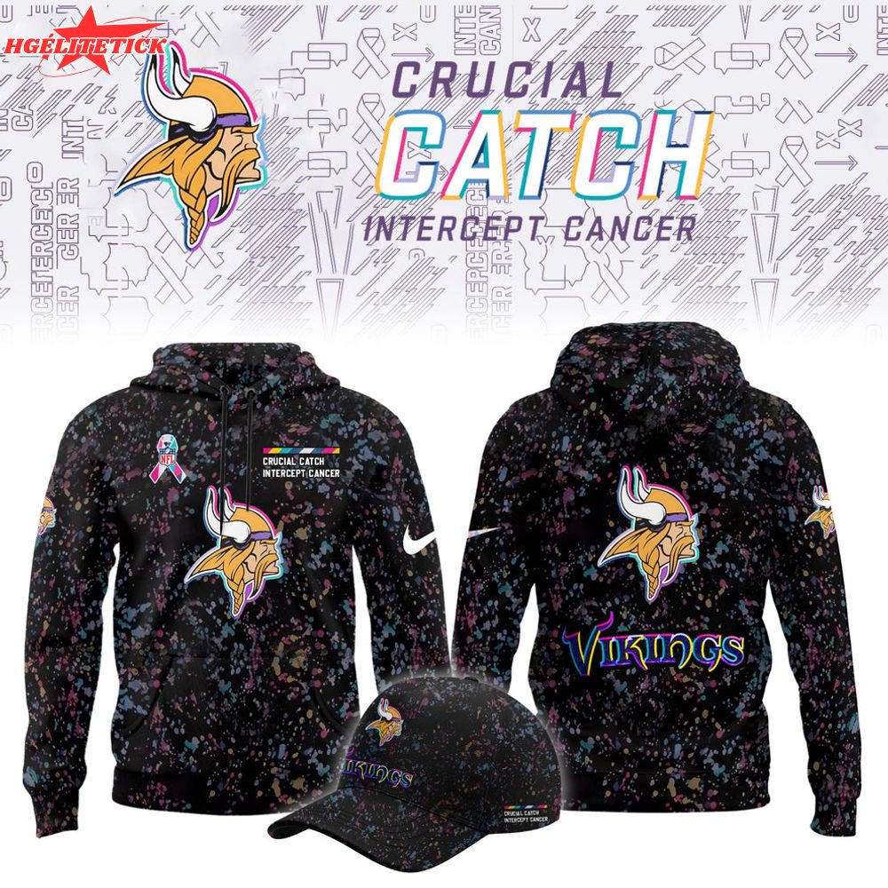 Minnesota Vikings Crucial Catch Limited Hoodie Minnesota Vikings Crucial Catch Limited Hoodie