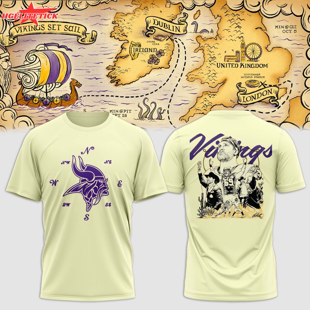 Minnesota Vikings Set Sall Collections Tshirt Minnesota Vikings Set Sall Collections Tshirt