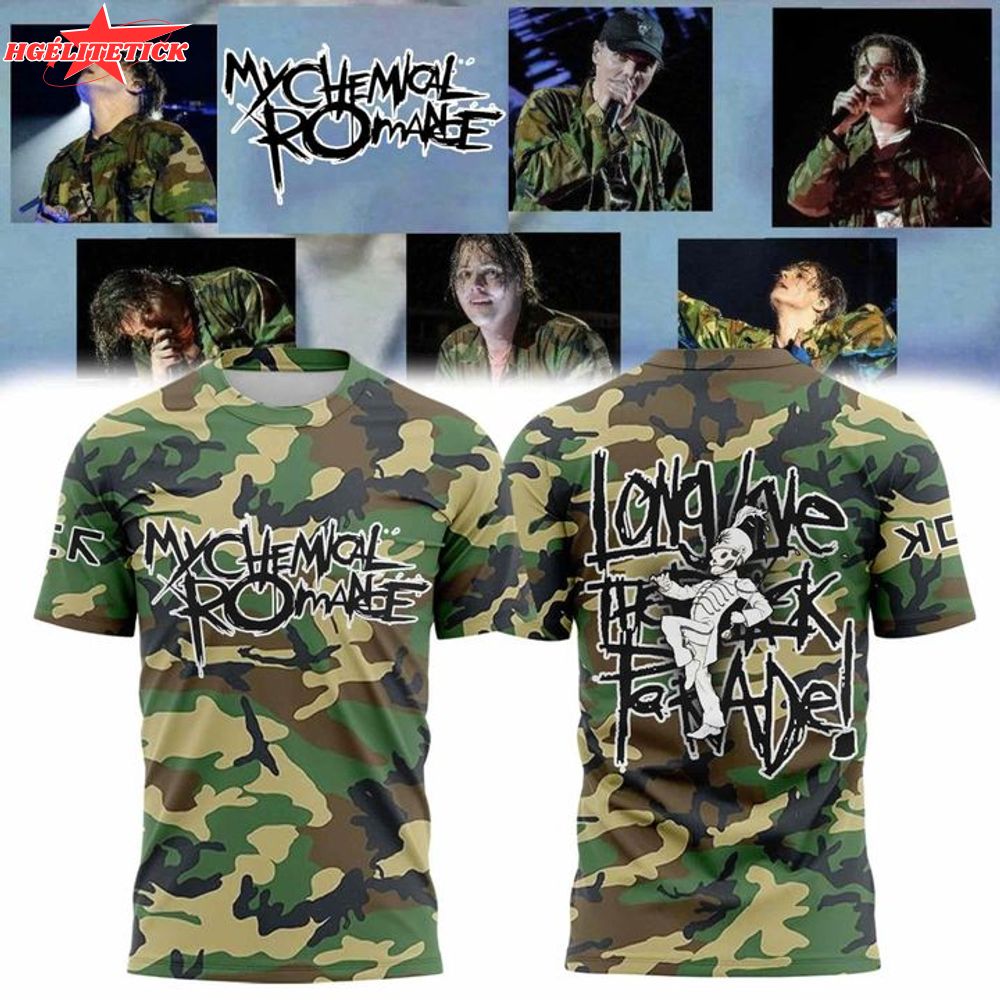 My Chemical Romance "Long Live The Black Parade" Camo T-shirt My Chemical Romance "Long Live The Black Parade" Camo T-shirt