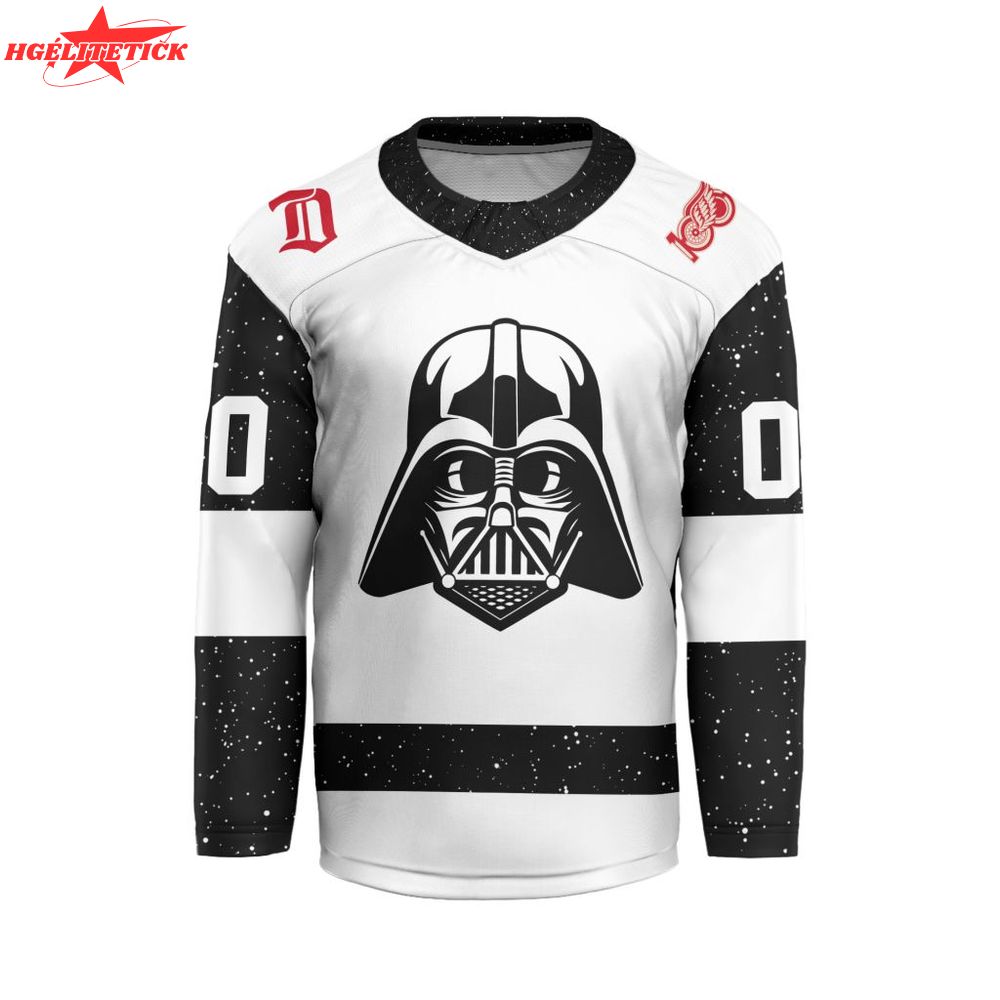 NHL Detroit Red Wings Personalized 2025/26 Star Wars Hockey Jersey Design NHL Detroit Red Wings Personalized 2025/26 Star Wars Hockey Jersey Design