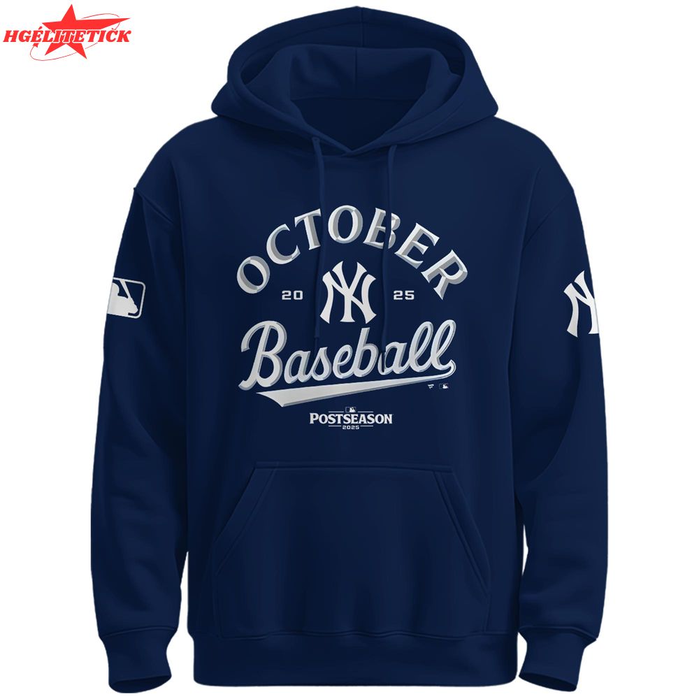 NY Yankees x “October Baseball” Hoodie Editions Limited NY Yankees x “October Baseball” Hoodie Editions Limited