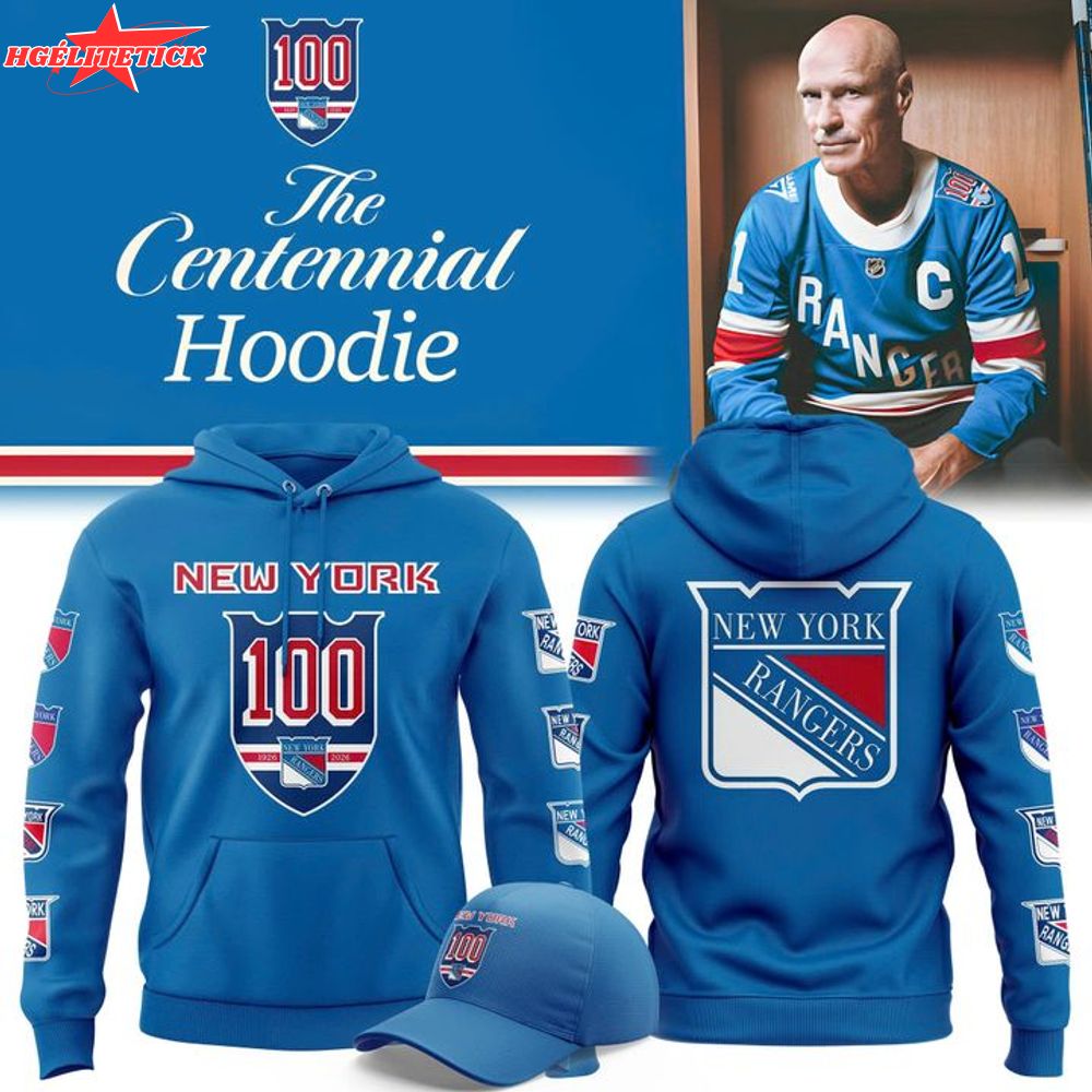 New York Rangers One Hundred Years As One Hoodie New York Rangers One Hundred Years As One Hoodie