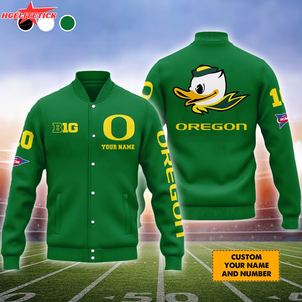 Oregon Duck Baseball Jacket Oregon Duck Baseball Jacket
