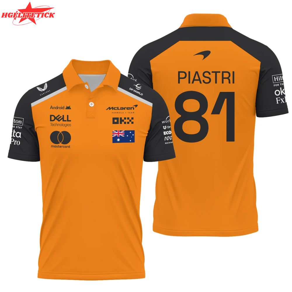 Papaya Team Exclusive Logo Polo Shirt Papaya Team Exclusive Logo Polo Shirt