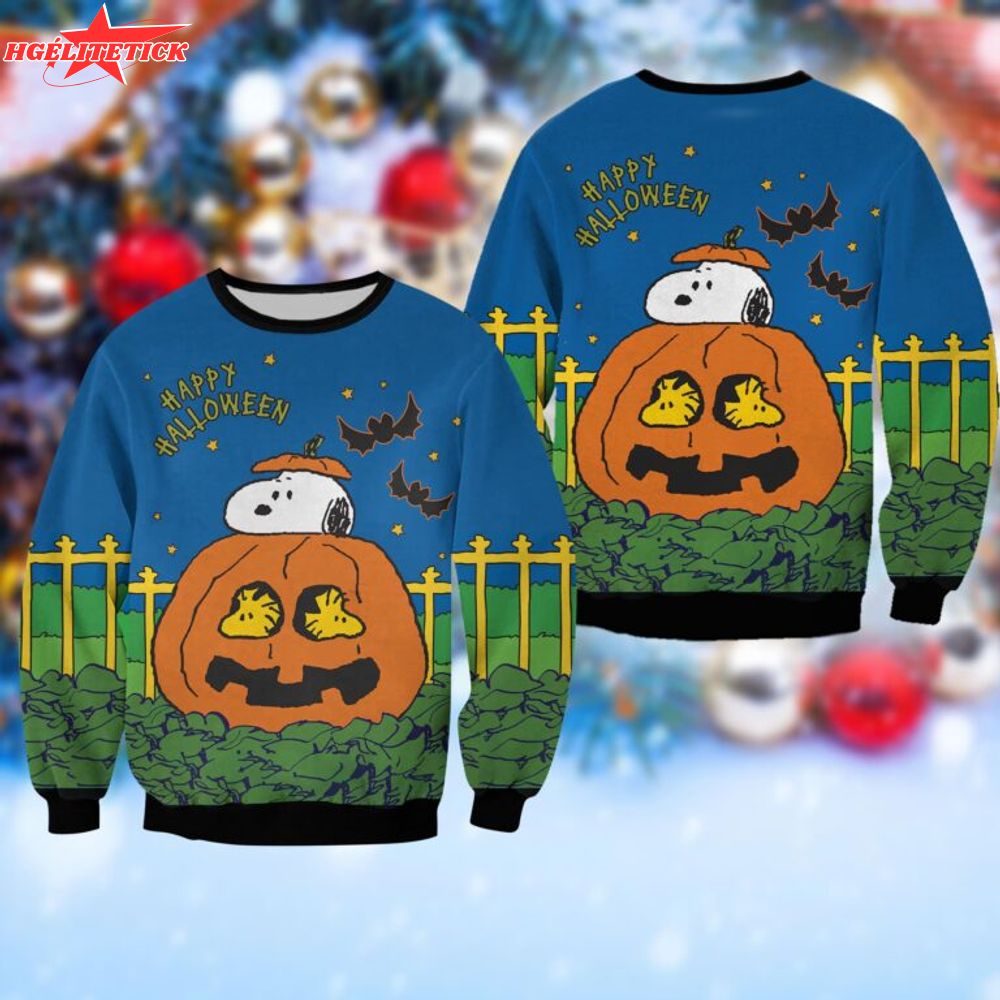Peanuts Happy Halloween Unisex Sweatshirt Peanuts Happy Halloween Unisex Sweatshirt