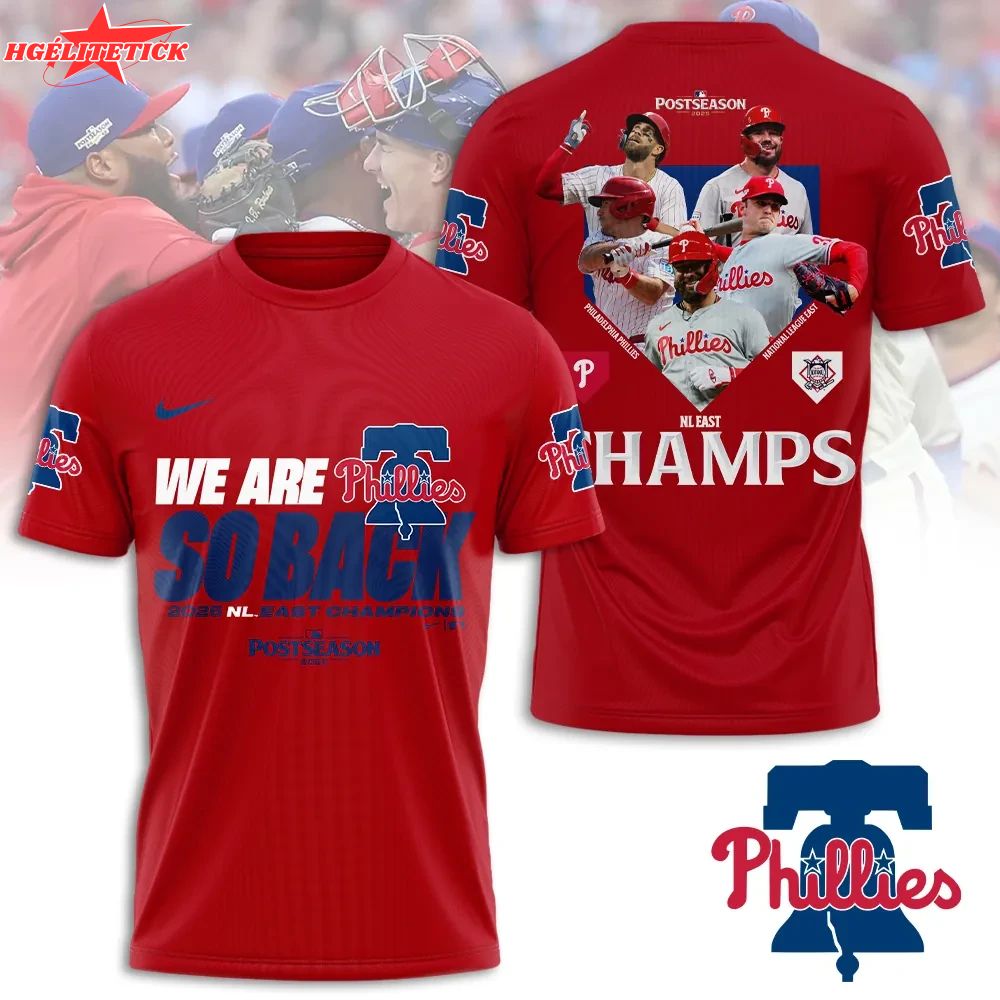 Philadelphia Phillies 2023 NL East Champs T-Shirt – MLB Postseason Baseball Fan Tee Philadelphia Phillies 2023 NL East Champs T-Shirt – MLB Postseason Baseball Fan Tee