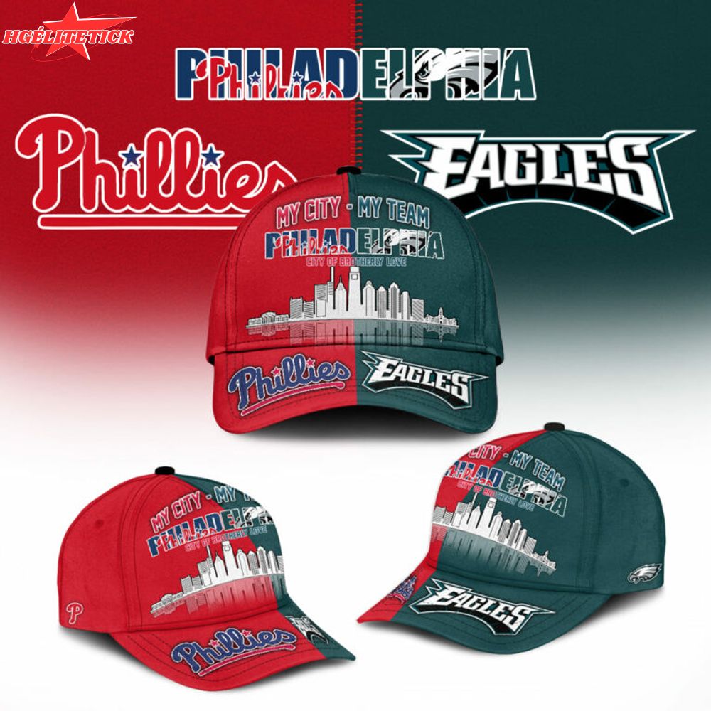 Philadelphia Phillies x Philadelphia Eagles Cap Philadelphia Phillies x Philadelphia Eagles Cap