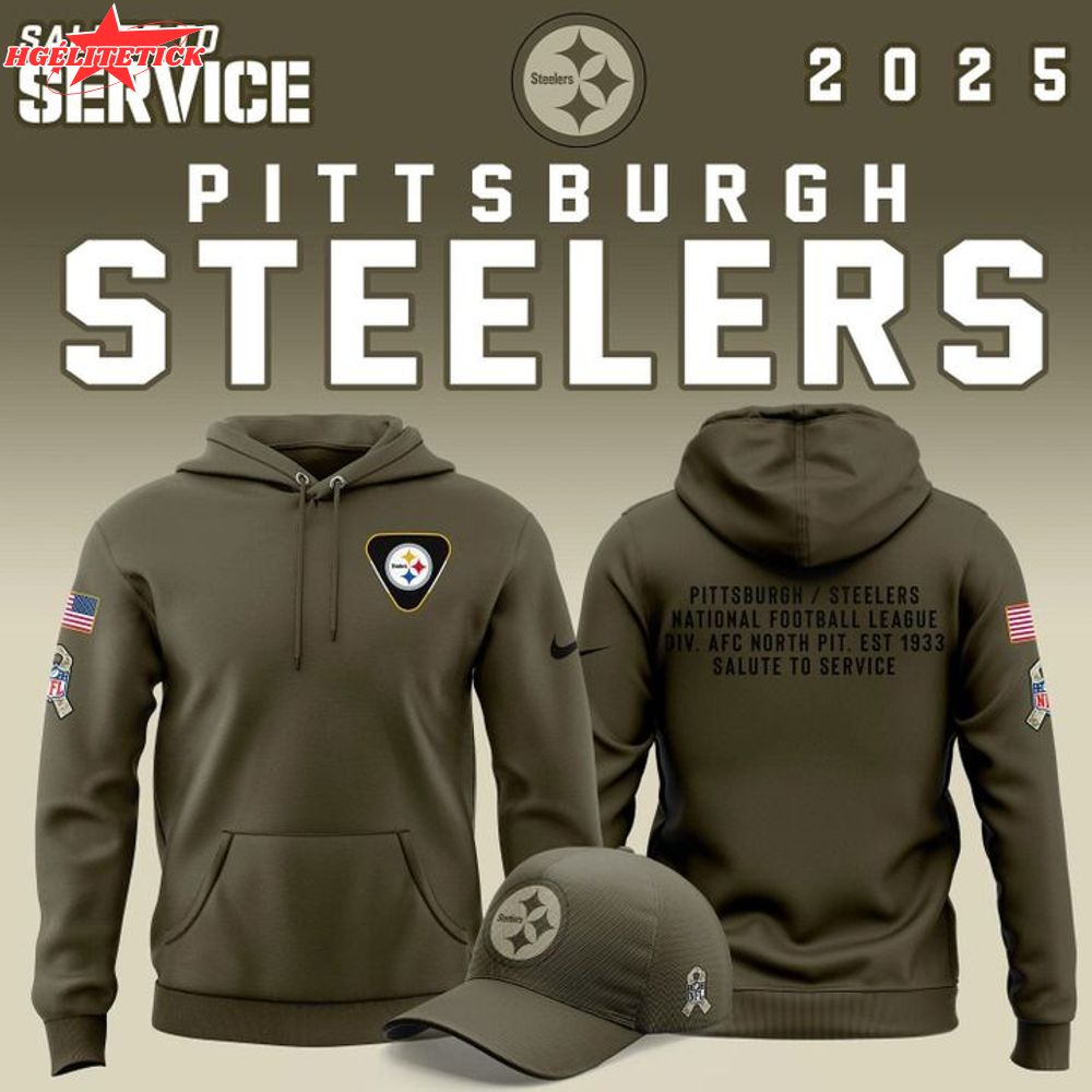 Pittsburgh Steelers NFL Salute To Service Hoodie(V2) 2025-2026 Pittsburgh Steelers NFL Salute To Service Hoodie(V2) 2025-2026