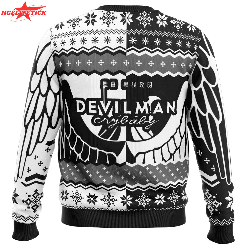 Rival Devilman Crybaby Ugly Christmas Sweaters Rival Devilman Crybaby Ugly Christmas Sweaters