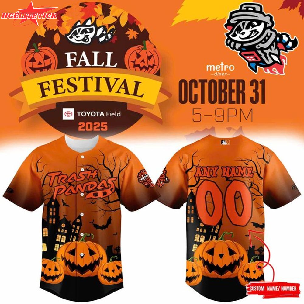Rocket City Trash Panda 2025 Fall Festival Jerseys Rocket City Trash Panda 2025 Fall Festival Jerseys