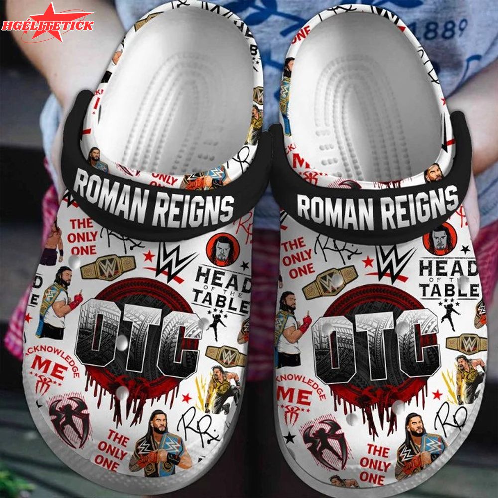 Roman Reigns Crocs Crocband Clogs Shoes Comfortable For Men Women and Kids Roman Reigns Crocs Crocband Clogs Shoes Comfortable For Men Women and Kids