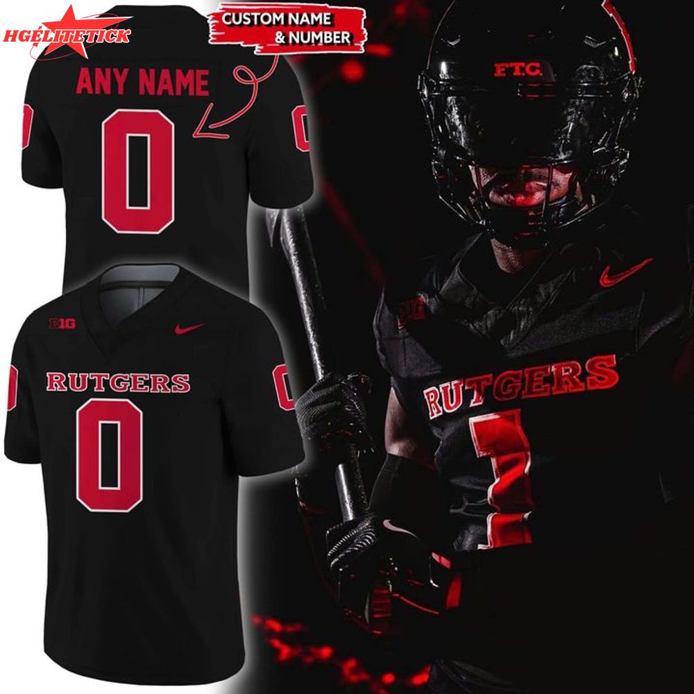 Rutgers Football Gameday Blackout Jersey - Limited Edition Rutgers Football Gameday Blackout Jersey - Limited Edition