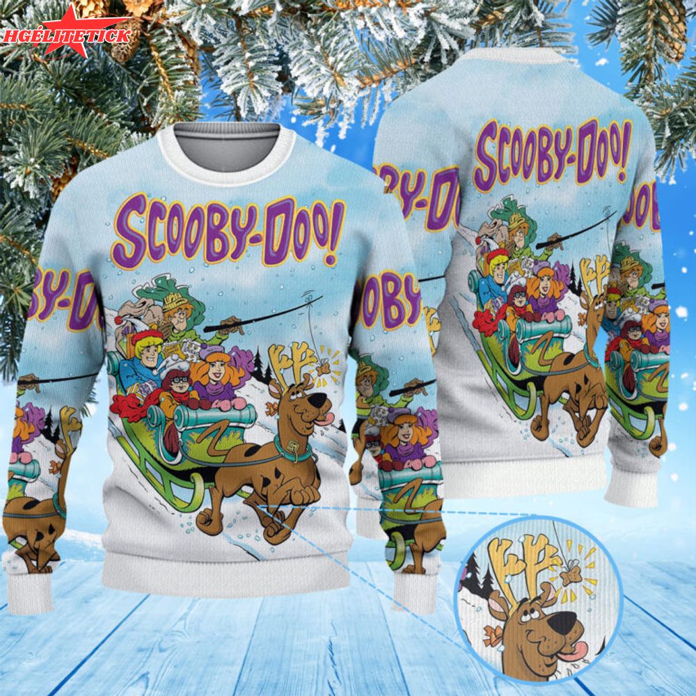 Scooby-Doo Christmas Knitted Sweater Scooby-Doo Christmas Knitted Sweater
