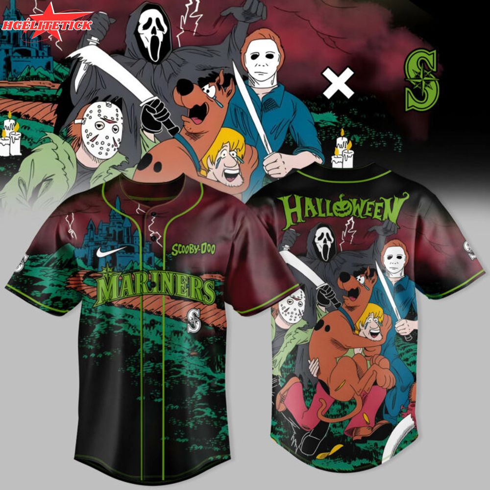 Seattle Mariners x 2025 Happy Halloween Scooby-Doo Seattle Mariners x 2025 Happy Halloween Scooby-Doo