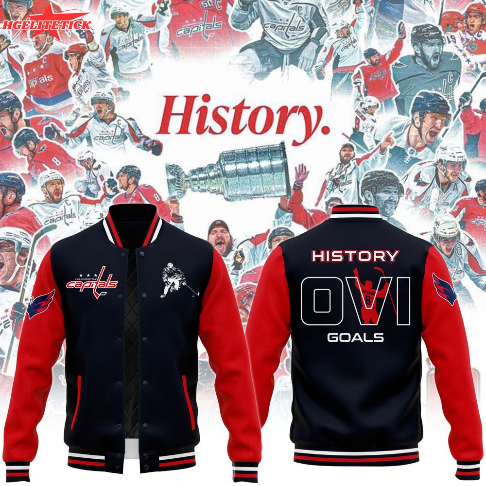 Special Edition Alexander Ovechkin Baseball Jacket(V1) 2025 Special Edition Alexander Ovechkin Baseball Jacket(V1) 2025