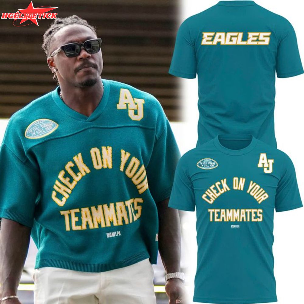 Special Edition Check On Your Teammates T-shirt Special Edition Check On Your Teammates T-shirt