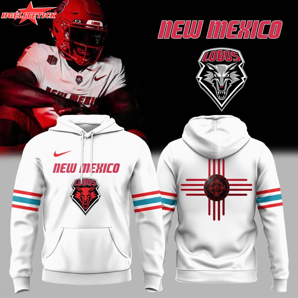 Special Edition New Mexico Lobos Wordmark Logo Uniform Hoodie Special Edition New Mexico Lobos Wordmark Logo Uniform Hoodie