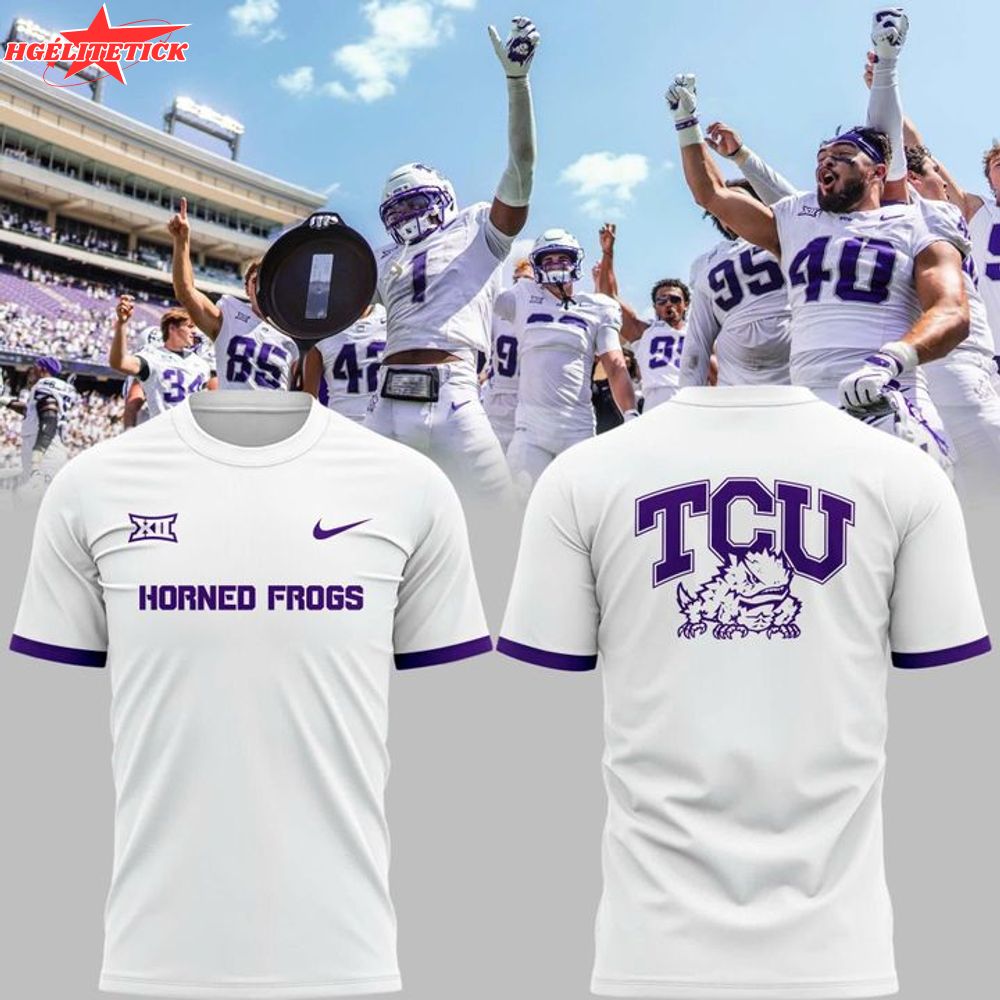 TCU Horned Frogs Football 'White Out' T-shirt - Limited Edition TCU Horned Frogs Football 'White Out' T-shirt - Limited Edition
