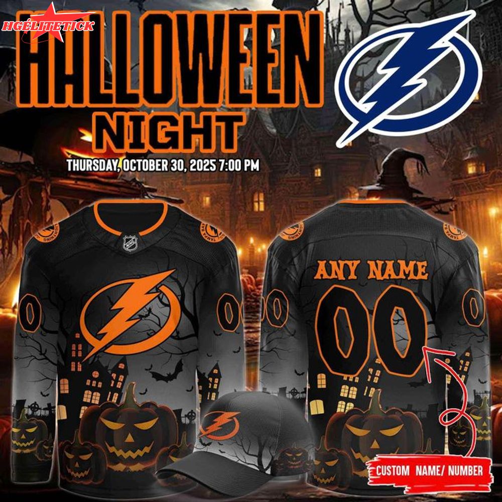 Tampa Bay Lightning 2025 Halloween Night Jersey Tampa Bay Lightning 2025 Halloween Night Jersey