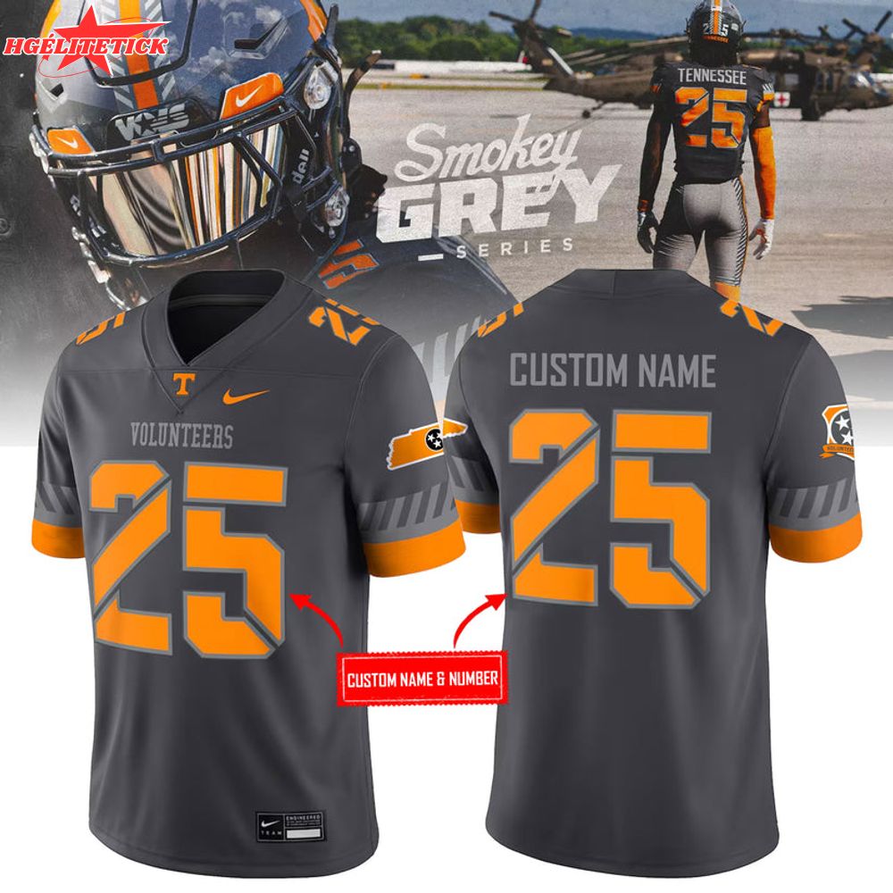 Tennessee Football Smokey Grey Series Uniform 2025 Jersey Tennessee Football Smokey Grey Series Uniform 2025 Jersey