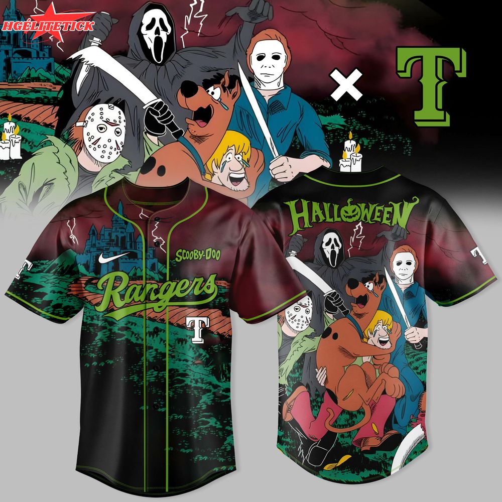 Texas Rangers x 2025 Happy Halloween Scooby-Doo Texas Rangers x 2025 Happy Halloween Scooby-Doo