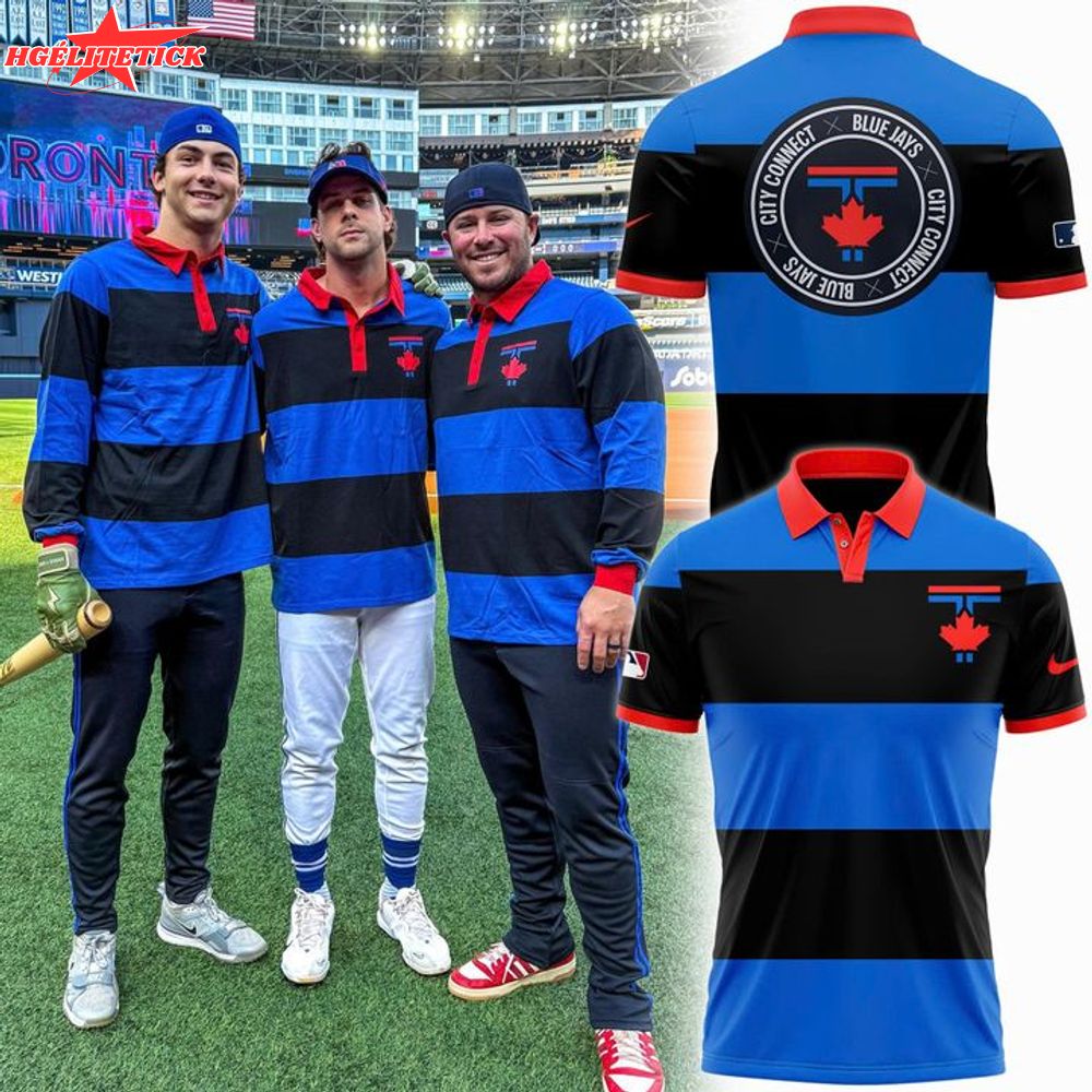 Toronto Blue Jays City Connect Rugby Polo Shirt 2025 Toronto Blue Jays City Connect Rugby Polo Shirt 2025