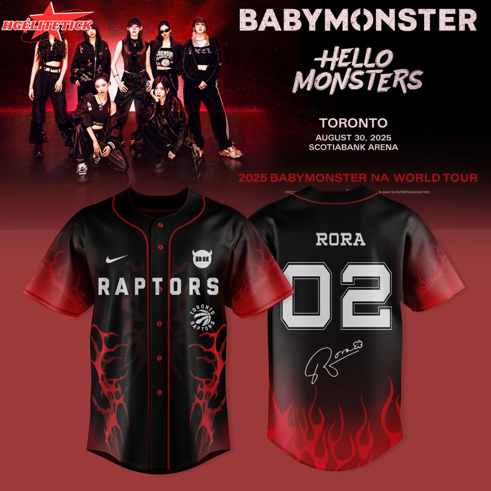 Toronto Raptors X BABYMONSTER: Rora Limited Merch Toronto Raptors X BABYMONSTER: Rora Limited Merch