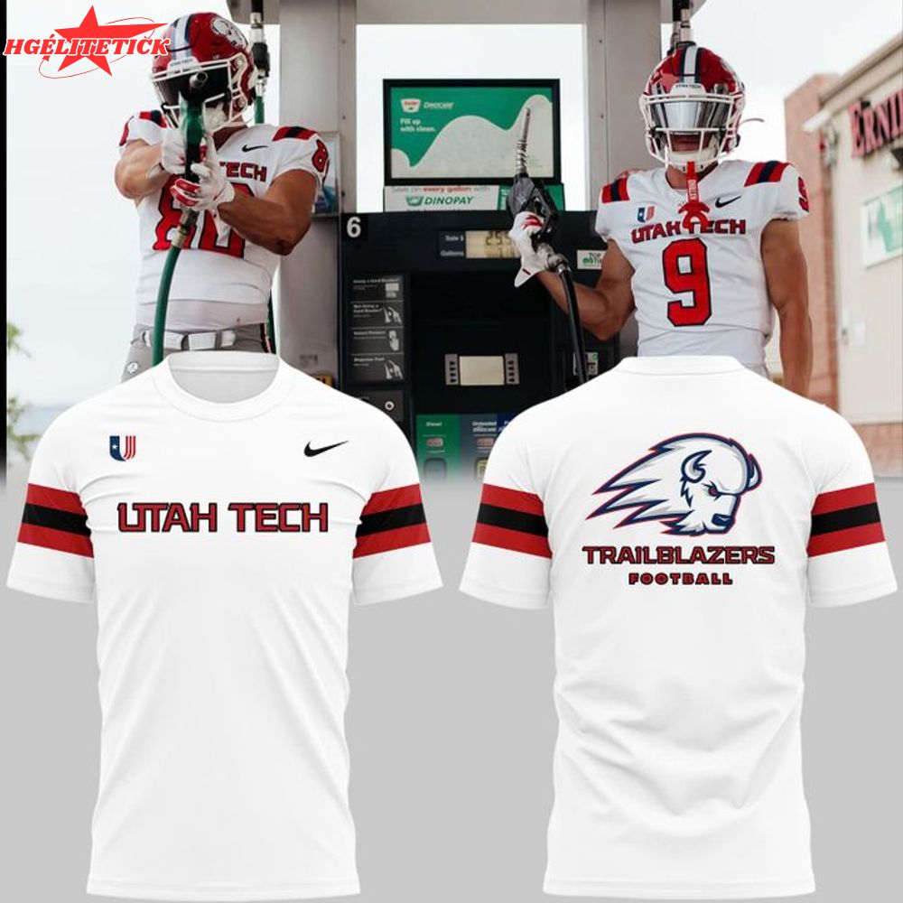 Utah Tech Football Classic Gameday Uniform T-shirt - Special Edition Utah Tech Football Classic Gameday Uniform T-shirt - Special Edition