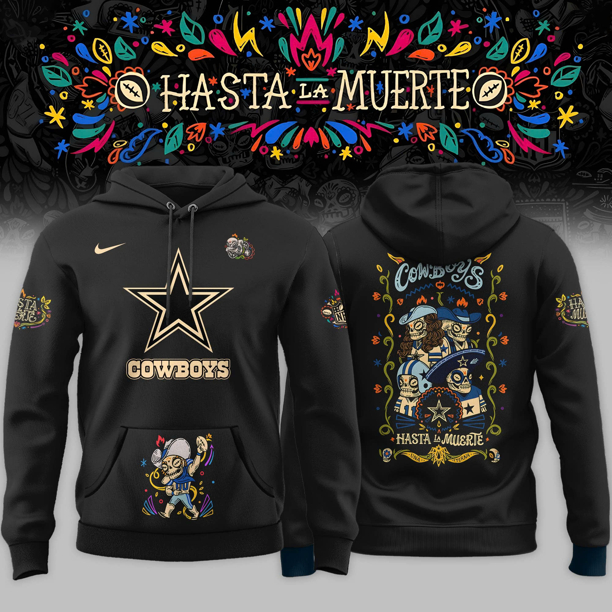 Cowboys x Hasta la Muerte 2025 Special Editions Hoodie Cowboys x Hasta la Muerte 2025 Special Editions Hoodie