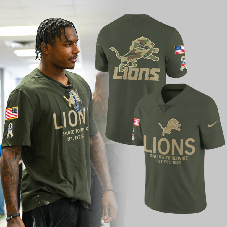 Detroit Lions Salute to Service 2025 Jersey Detroit Lions Salute to Service 2025 Jersey