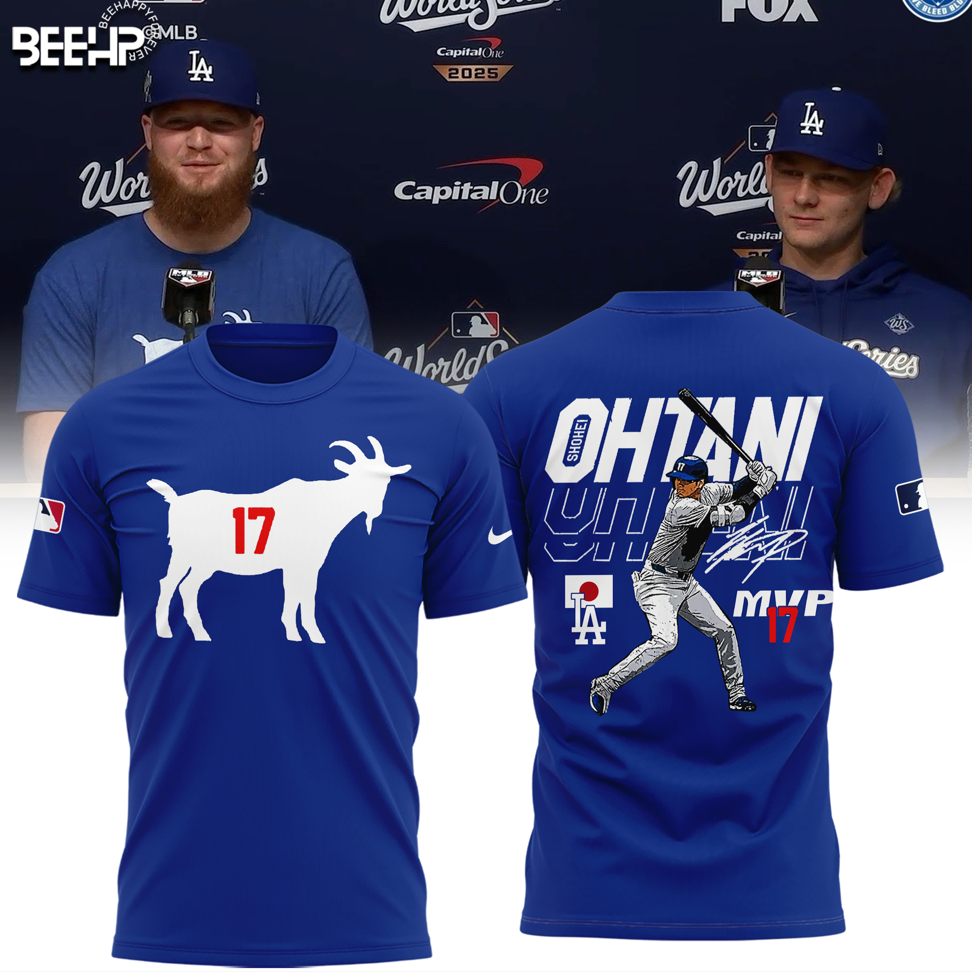 Los Angeles Dodgers – The Goat Shohei Ohtani Limited Edition Shirt Los Angeles Dodgers – The Goat Shohei Ohtani Limited Edition Shirt