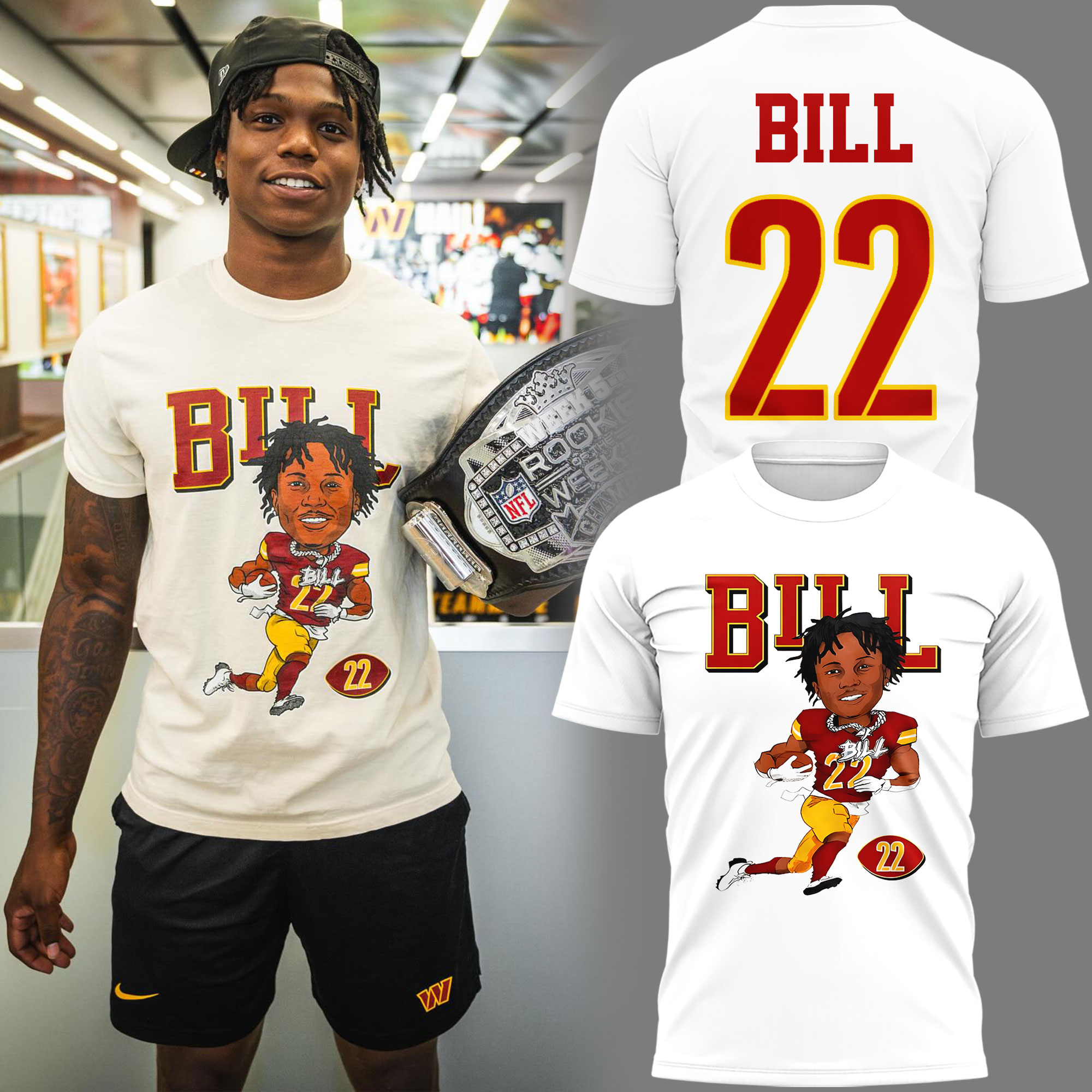 Exclusive Version Washington Commanders Bill White 2025 Tshirt Exclusive Version Washington Commanders Bill White 2025 Tshirt