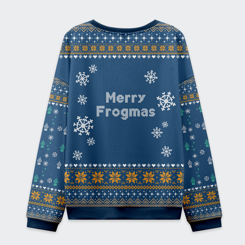 Funny Frogmas Mischief Ugly Sweat Funny Frogmas Mischief Ugly Sweat
