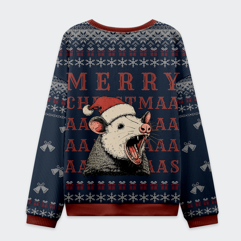 Opossum Holiday Cheer Christmas Ugly Sweat Opossum Holiday Cheer Christmas Ugly Sweat