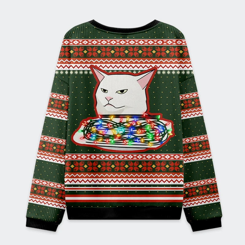 Stop Eating The Tinsel Cat Couple Christmas Ugly Sweat Stop Eating The Tinsel Cat Couple Christmas Ugly Sweat