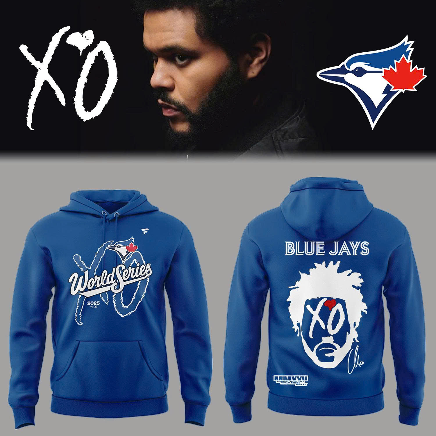 The Weeknd x Toronto Blue Jays World Series Hoodie The Weeknd x Toronto Blue Jays World Series Hoodie