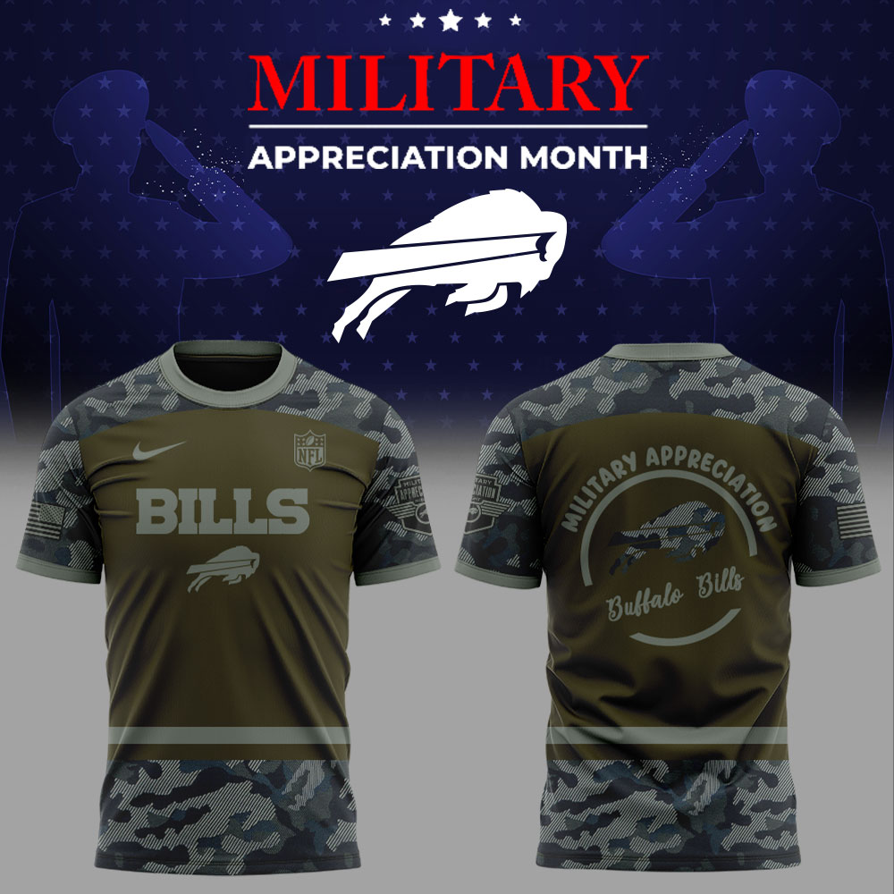 B.Bills Military Appreciation Month 2025 Combo Shirt B.Bills Military Appreciation Month 2025 Combo Shirt